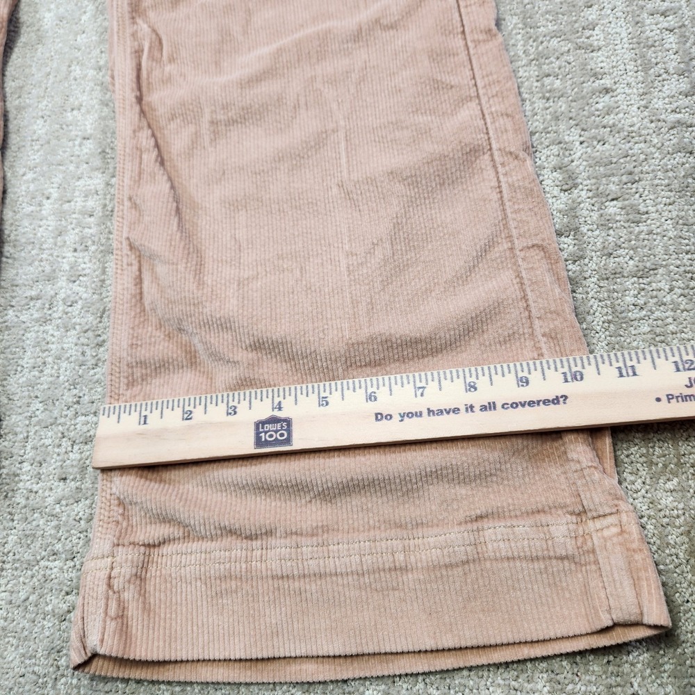 American Eagle Cargo Pants Women 4 Baggy Wide Leg Super High Rise Corduroy Y2K - Picture 6 of 14